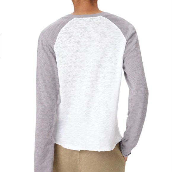 ATM Anthony Thomas Melillo Baseball Slub Jersey Long Sleeve Tee White/Moon SZ M - Picture 15 of 15
